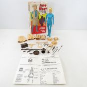 Marx 2067 Jane West Movable Cowgirl in Box