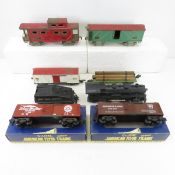 8 Vintage Train Cars, American Flyer, Marx & More