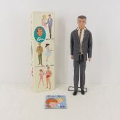 Vintage Ken Doll in Box with Stand & Booklet