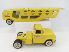 Vintage Tonka Pressed Steel Car Hauler