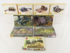 9 Military Anti Tank Gun Model Kits German & More