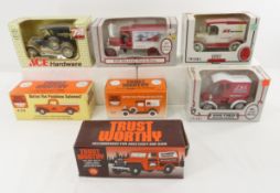 7 Diecast Metal Truck Banks, Ace Hardware & More