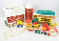 Fisher Price #915 Farm & #994 Camper & More