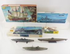 Vintage Naval Ship Model Kits & More