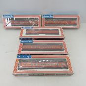 5 American Flyer S Gauge Train Cars in Boxes