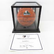 Timberwolves Autographed Basketball with COA