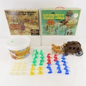 Vintage Wagon Trail Play Set, Old West Kit & More