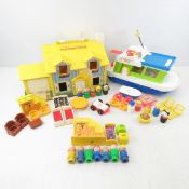 Fisher Price #952 House & #985 Houseboat & More
