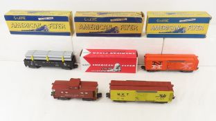 4 American Flyer S Gauge Cars