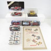16 Die Cast Metal Cars, Danbury, New-Ray & More
