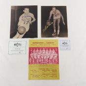 Andy Phillips & Clyde Lovelette Autographed Photos