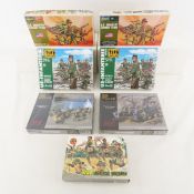 7 Sets Infantry Teams 1:72 Scale Model Soldiers