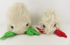 Large & Medium Slurp Plush in White