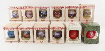 11 New Holland Tractor Christmas Ornaments