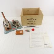 Vintage Jensen Mfg Style 75 Steam Engine, 1970's