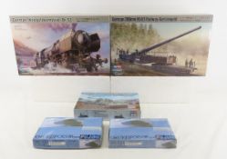5 German Military Model Kits, Tanks & More