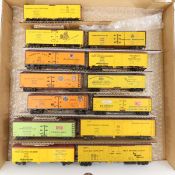 13 HO scale Refrigerated / Fruit Cars various RR