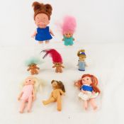 Vintage Trolls, Tiny Terry , Moody & Other Dolls