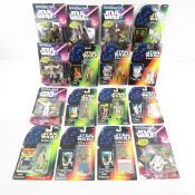 16 Star Wars Action Figures On Cards