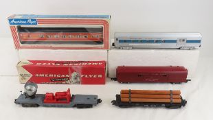 5 American Flyer S Gauge Cars