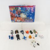 Vintage Transformers & parts in collector's case.