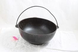 Antique Cast Iron Caldron Kettle 10 1/2