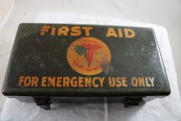 WW2 US Army Medical Dept 1st Aid Kit Empty Jeep