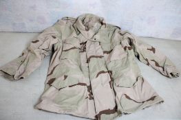U S Military Cold Weather Desert Camo Jacket SZ L