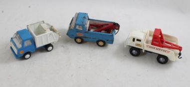 Tonka Tow Truck, Japan Tow Truck & Garbage Truck