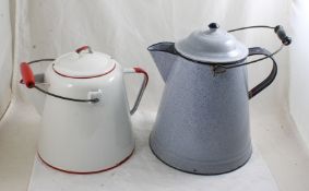 2 Cowboy Campfire Coffee Pots