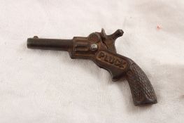 Cast Iron Small PLUCK Cap Gun