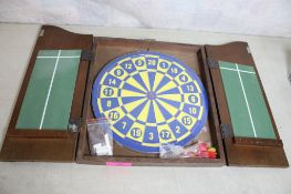 Wood Wall Hanging Dart Board Game
