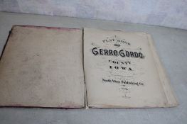 1895 Plat Book of Cerro Gordo County Iowa