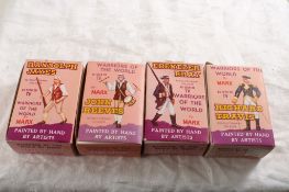 4 Marx Warriors of the World in Boxes