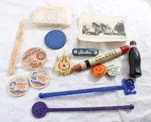 Small Collectibles Coke Bottle, Ivory Soap, Photo