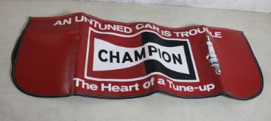 Champion Spark Plugs Advertising Fender Cover