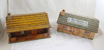 Marx Bar M & Roy Rogers Double R Bar Metal Bldgs.