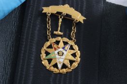 10kt Gold Order of the Eastern Star Pin 4gtw