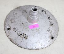 Cast Iron Base for Signs Lyle Signs Mpls. Minn.