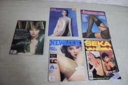 5 Adult Magazines 1970's & 1980's