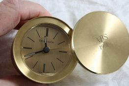 Tiffany & Co. Round Swiss Alarm Clock Working