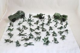 Military Toys Soldiers, Cannon, Tank, Jeep