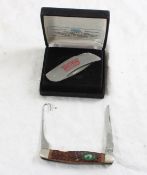 2 Knives Duck's Unlimited Camillus w/Gut Hook