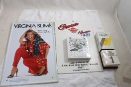 2 Adv Calendars Grain Belt, Merit, Plus Adv. Sign