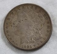 1921 S Morgan Silver Dollar