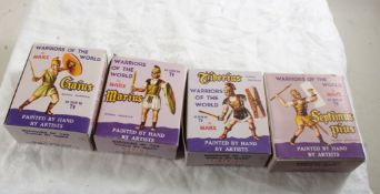 4 Marx Warriors of the World in Boxes