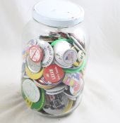 Half Gallon Jar Full of Collectible Pinbacks