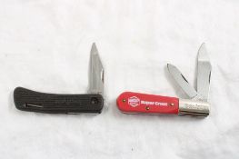 2 Folding Knives Colonial Barlow & Kershaw