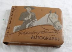 Vintage Hopalong Cassidy Autograph Book Unused