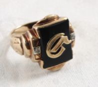 10kt Gold Ring 7.2 Grams Size 8 1/2